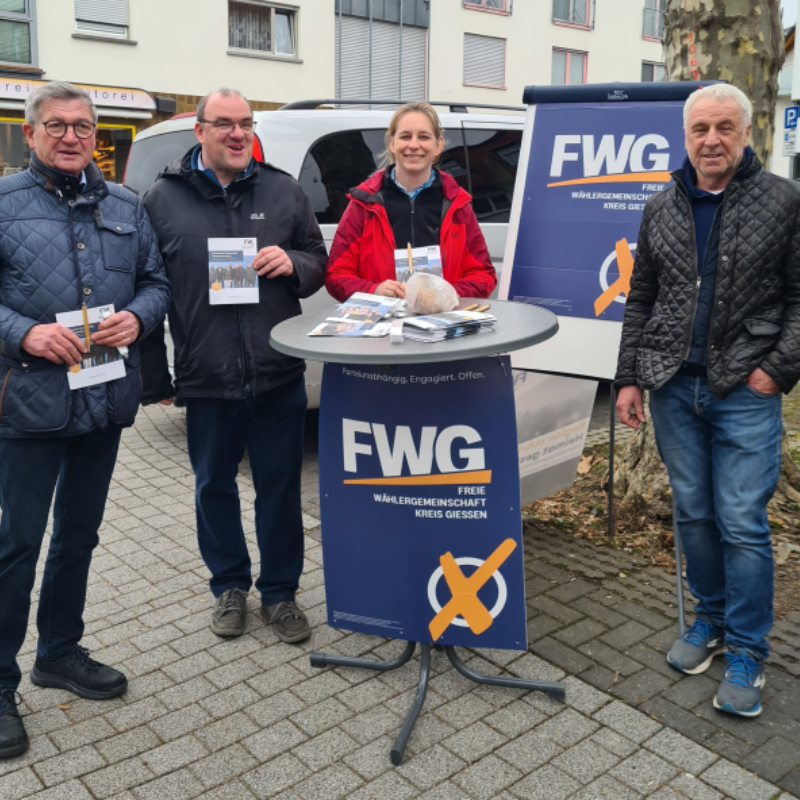 Wahlstand am Freitag, den 13. März 2026